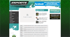 Desktop Screenshot of esportecomsaude.com.br