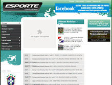 Tablet Screenshot of esportecomsaude.com.br